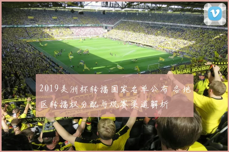 2019美洲杯转播国家名单公布 各地区转播权分配与观赛渠道解析